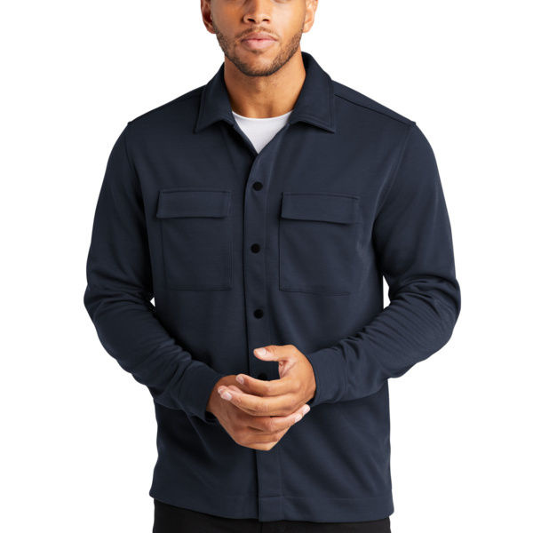 Double Knit Snap Front Jacket Thumbnail