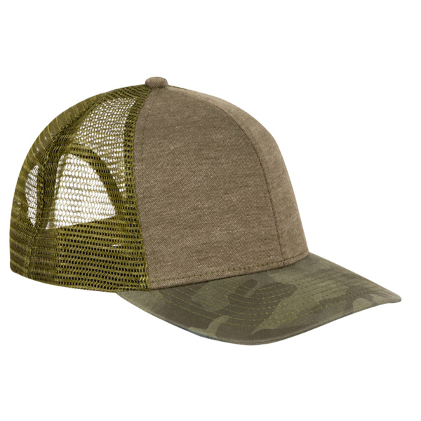 Polyester Pique Knit Trucker Hat Thumbnail