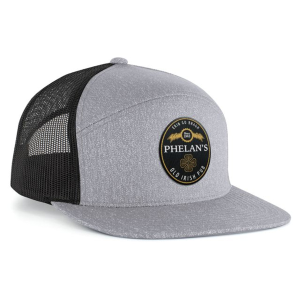 Heather 6-Panel Arch Trucker Snapback Cap Thumbnail