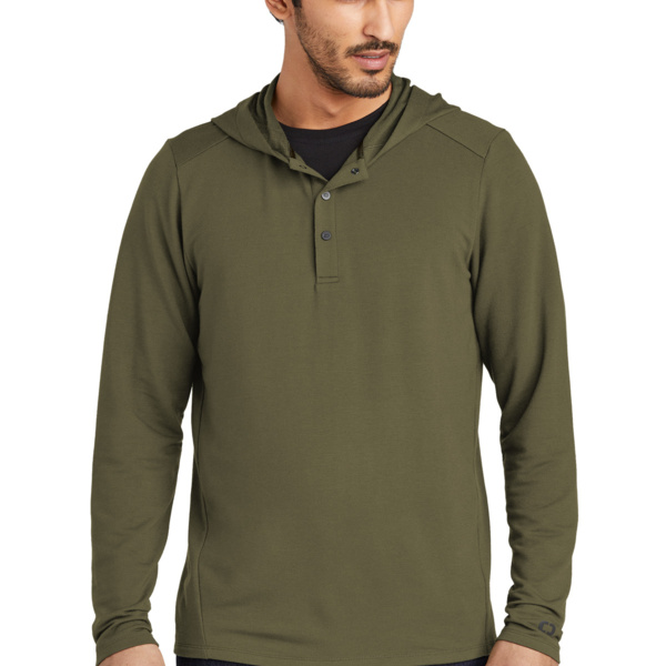 Luuma Flex Hooded Henley Thumbnail
