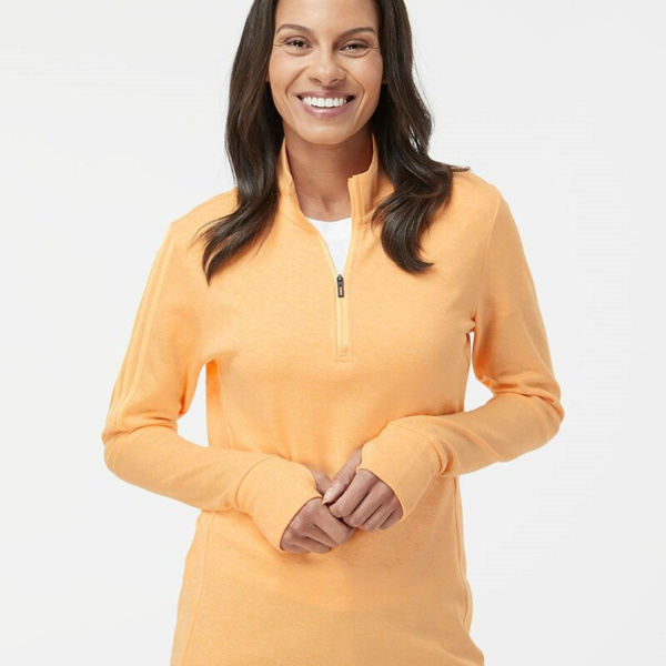 Women's 3-Stripes Quarter-Zip Sweater Pullover Thumbnail