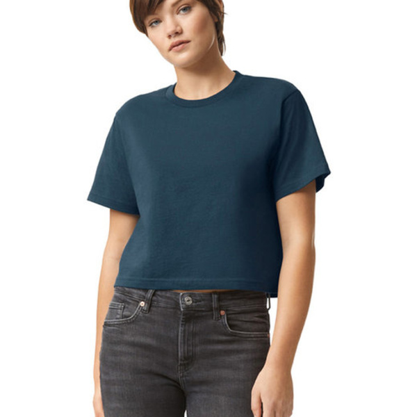 Ladies' Fine Jersey Boxy T-Shirt Thumbnail