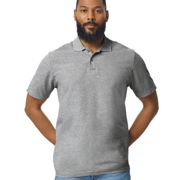 Men's Softstyle Double Pique Polo Thumbnail