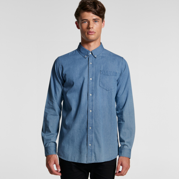 BLUE DENIM SHIRT Thumbnail