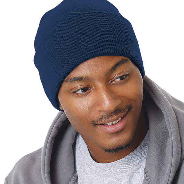 USA Made 12" Knit Cuff Beanie Thumbnail