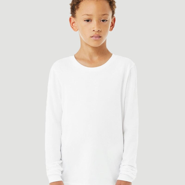 Youth Heather CVC Long Sleeve Tee Thumbnail