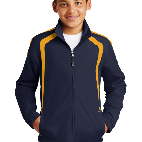 Youth Colorblock Raglan Jacket Thumbnail