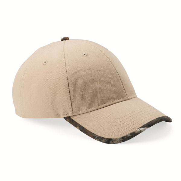 Solid with Licensed Camo Trim Cap Thumbnail