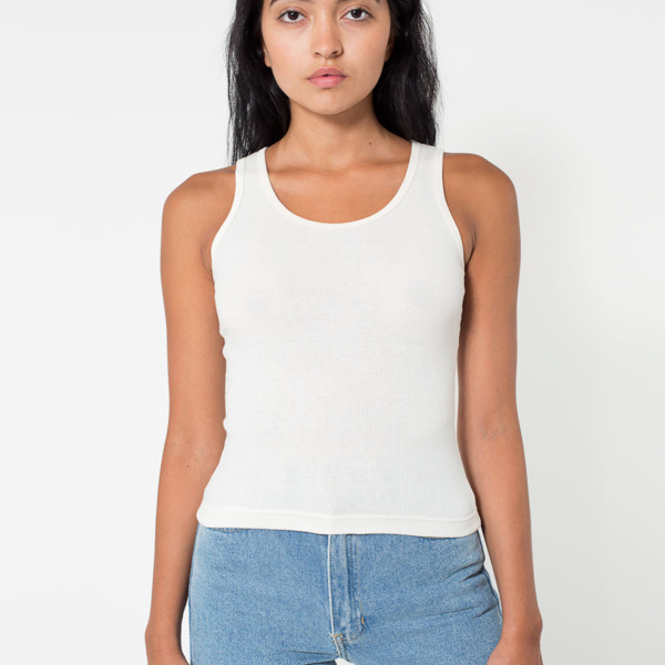 3308ORG Organic 2x1 Rib Boy Beater Tank Thumbnail