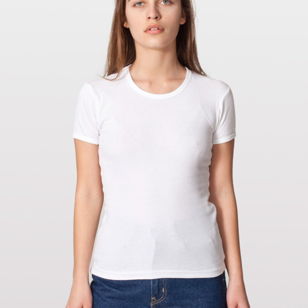 4305 Baby Rib Basic S/S T-Shirt Thumbnail
