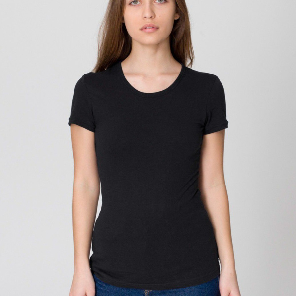 6321 Sheer Jersey Cap Sleeve T-Shirt Thumbnail