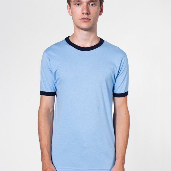 2410 Fine Jersey S/S Ringer T-Shirt Thumbnail