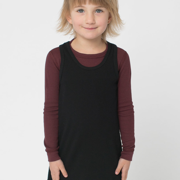 3135 Toddler 2x1 Rib Racerback Dress Thumbnail