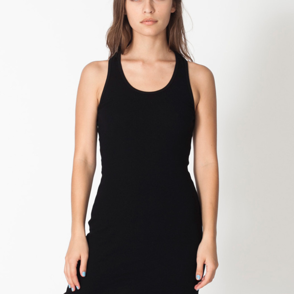 3335 2x1 Rib Racerback Dress Thumbnail