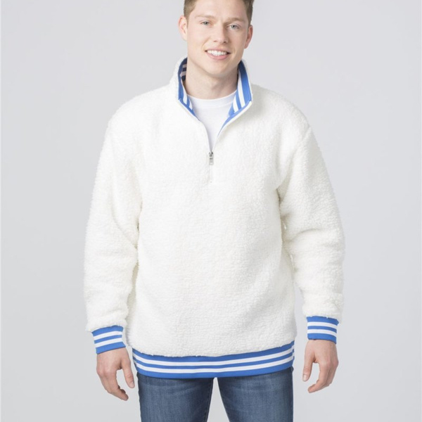 Unisex Varsity Sherpa Quarter-Zip Pullover Thumbnail