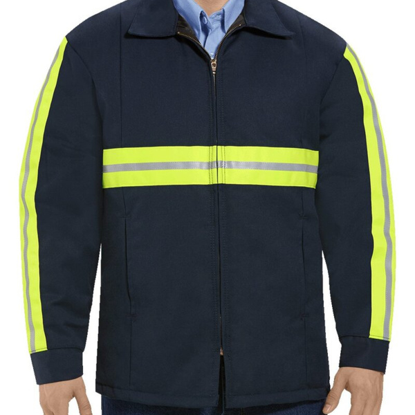 Men's Tall Enhanced Visibility Perma-Lined Panel Jacket Thumbnail