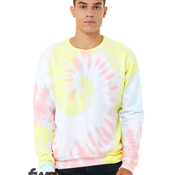 Unisex FWD Fashion Tie-Dyed Crewneck Sweatshirt Thumbnail
