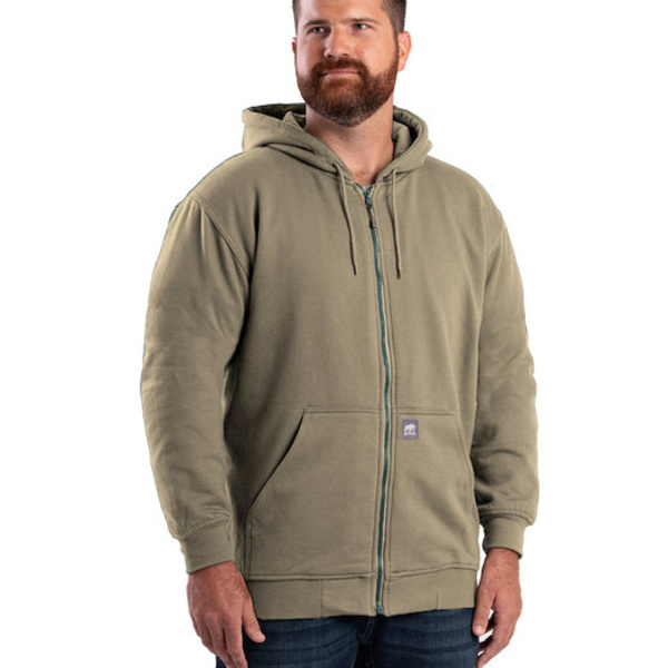 Men's Tall Heritage Thermal-Lined Full-Zip Hooded Sweatshirt Thumbnail